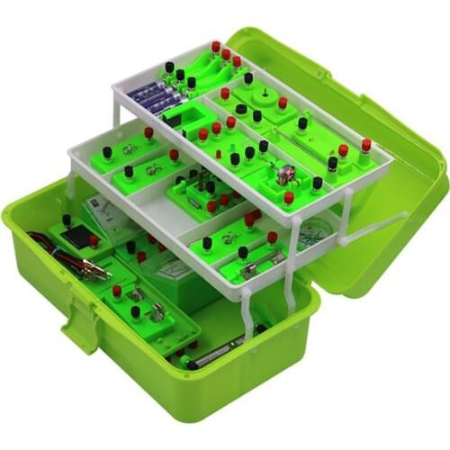 Circuit Experiment Kit Exploratory Connect Wires ABS Physics Basic Electricity Circuit Magnetism kits Electricity for Science