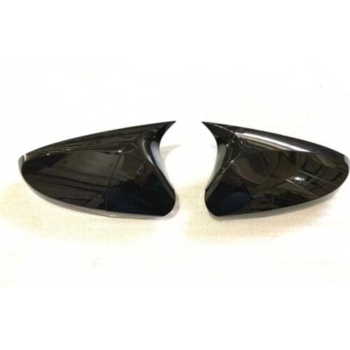 Roxform Batman Mirror Cover Piano Black Car Exterior Accessories Tuning For Hyundai I30 2012 2013 2014 2015 2016 2017