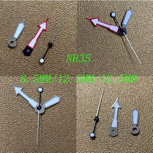 Watch pointer SKX modified diving suitable for automatic movement Japan NH35 / NH36 green luminous three hands