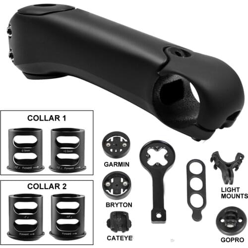 2020 new cycling Aero stem T1000 Carbon fiber Road mtb bike carbon fiber bicycle stem 3 degrees adjust with computer mounts