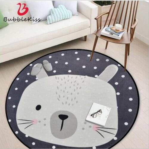 New Simple Korean Style Soft Round Carpets For Living Room Bedroom Rugs Kid Room Home Carpet Bedroom Area Rug Sale At A Loss