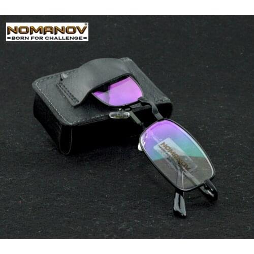 NOMANOV QUALITY BLACK BELT PORTABLE foldable noble wear anti-reflection coated reading glasses+1.0 +1.5 +2.0 +2.5 +3.0 +3.5+4.0