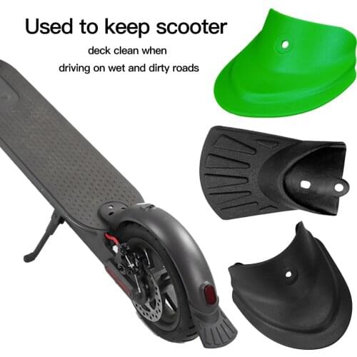 2pcs Rubber Rear Front Fender Protective Cover Replacement for Xiaomi Mijia M365 Pro Scooter Front Rear Mudguard Fishtail