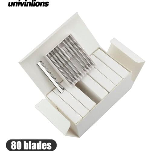 Univinlions replaceable hairdresser razor blade haircutter for straight barber razor scissors thinning razor hairdressing blades