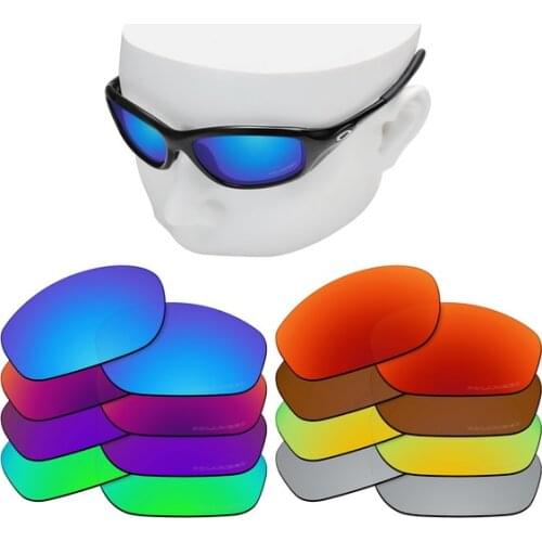 OOWLIT Anti-Scratch Replacement Lenses for-Oakley Encounter Etched Polarized Sunglasses
