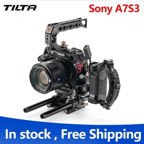 TILTA SONY A7S3 A7SIII Camera Full Cage Half Cage Basic Lightweight Professional Set-Black In Stock Soon