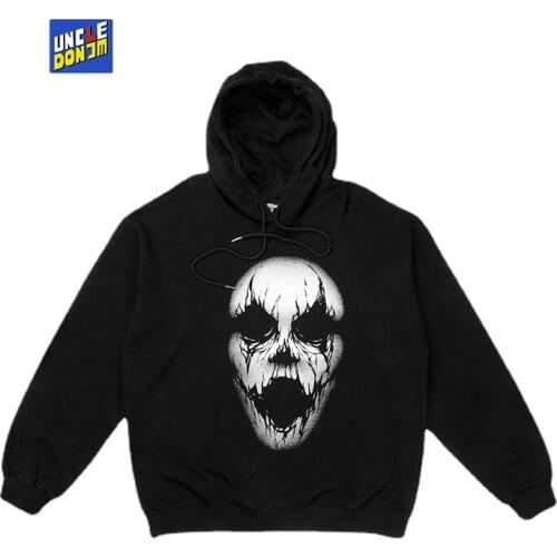 UNCLEDONJM Devil Ghost Hoodies Mens Popular Hip-hop High Street Hoodie Fashion Pullover streetwear hoodie men women AD-10112