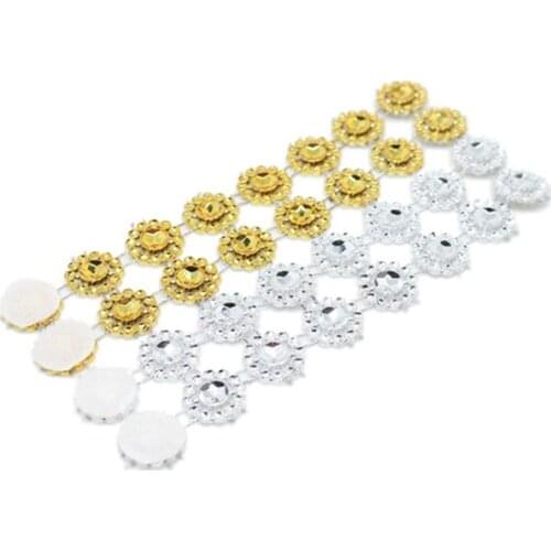 Upscale Exquisite Crystal mesh drill Sunflower napkin buckles napkin ring clasp Wedding Party Table Decoration 100 pcs/lot