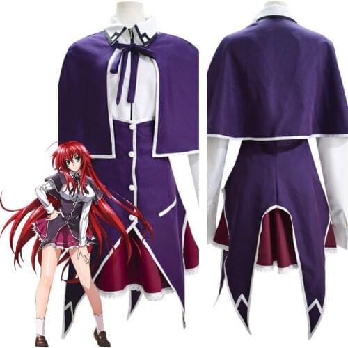 High School D×D Rias Gremory Cosplay Costumes Japanese School JK Uniform Halloween Carnival Suit