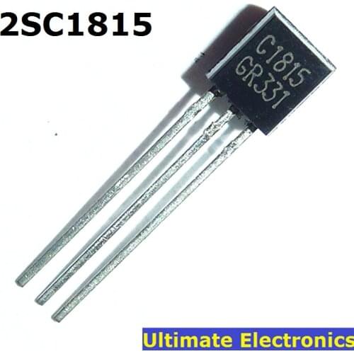 100pcs 2SC1815 in-line triode transistor TO-92 0.15A 50V NPN C1815