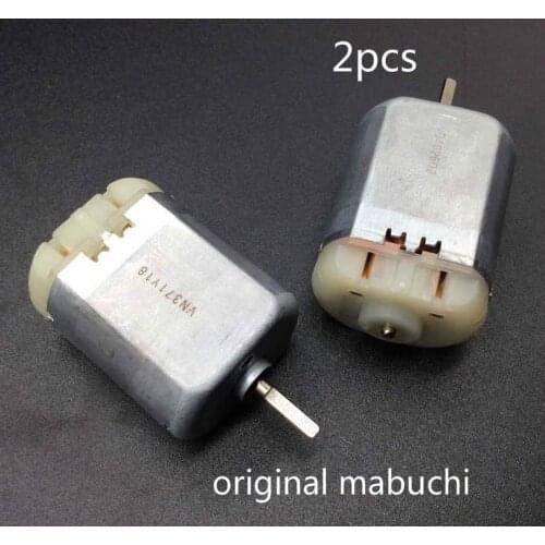 2pcs original for mabuchi D shaft 10mm 12V DC carbon brush centre control door lock motor for honda toyota Mitsubishi