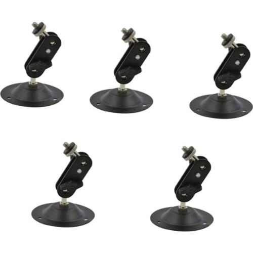 5PCS Camera Wall Mount Bracket Black Speaker Brackets Projector Stand