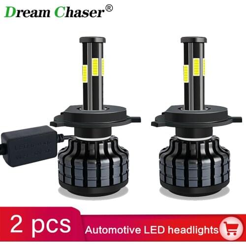 6 surface COB chip h7 LED Car Headlight Bulbs h4 LED H1 H9 HB4 h11 HB3 9005 9006 H3 880 6500K 55W 360 Glow LED lamp for Auto