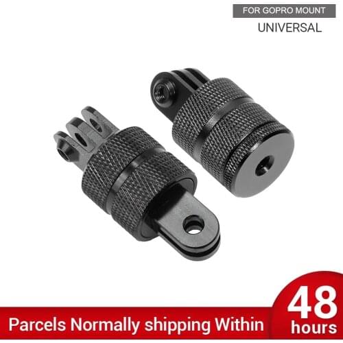 Tripod Mount Monopod Adapter 360 Degree Swivel Rotating Aluminium for GoPro Hero 9 8 7 6 5 4 SJCAM Yi 4K Eken DJI Go Pro Camera