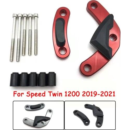 Motorcycle CNC Aluminum Engine Crash Guard Stator Cover Slider Falling Protector For Triumph Speed Twin 1200 2019-2021