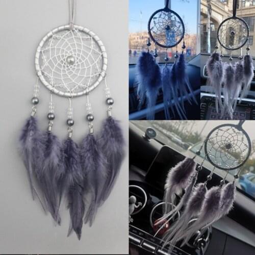 Car ornaments Dreamcatcher Handmade Wind Chimes Hanging Pendant Dream Catcher Home Wall Art Decorations