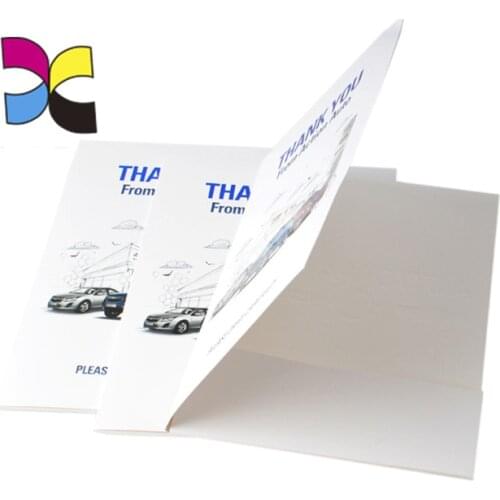 Business Custom own logo promotional office student use paper presentation folder paper A4 size folder