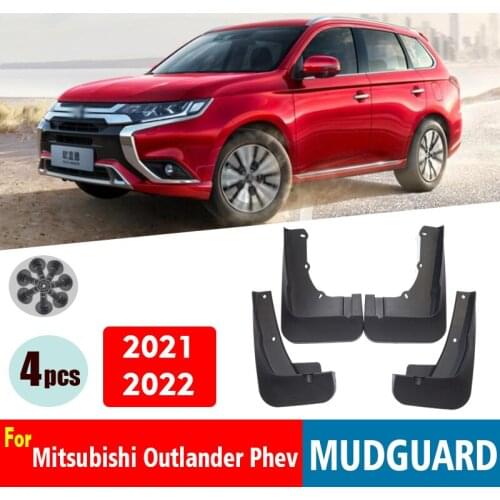 FOR Mitsubishi Outlander phev Mudguards Fender Mudflaps Guard Splash Mud Flap Car Accessories Auto Styline Front Rear Mudguard