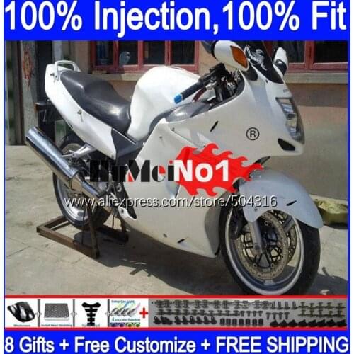 CBR1100 XX For HONDA Blackbird CBR 1100XX 96 93MC.38 CBR1100XX 2002 2003 2004 2005 2006 2007 02 03 05 06 07 Gloss white Fairing