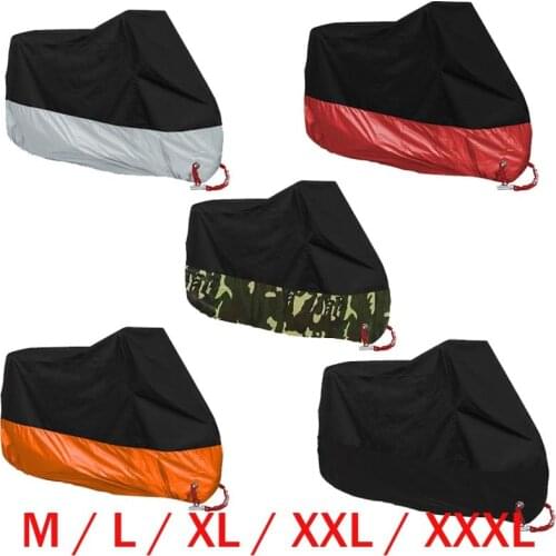 Motorcycle Rain Covers Dustproof Waterproof Snow Uv Protective Outdoor Bike Motor cover Bike Case Quad Cover For ATV Scooter