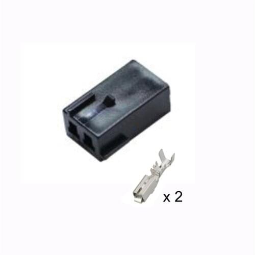 DJ70215-2.8-21 black car wire female socket connector Harness cable 2 pin connector automotive Plug Include terminals seal