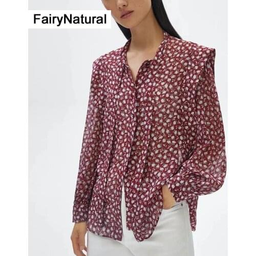 Fairynatural Womens Long Sleeve Shirts