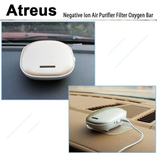 Atreus Car Negative Air Purifier Filter Oxygen Bar Deodorizer For VW polo passat b5 b6 Mazda 3 6 cx-5 Toyota corolla Ford focus