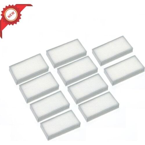 10 pcs Vacuum Cleaner Filters for ilife v50 HEPA Filter for ilife v50 for panda X500 X600 ECOVACS CR120 Vacuum Cleaner Parts