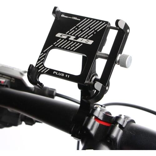 GUB Aluminum Bike Phone Holder For 3.5-7 inch Cell Mobile Phone Multi-angle Rotatable Bicycle Motorcycle Handlebar Mount Support
