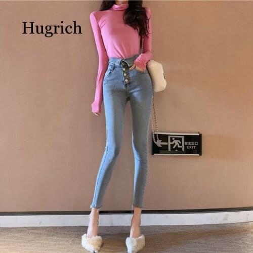 Женские зауженные джинсы Hugrich China At AliExpress