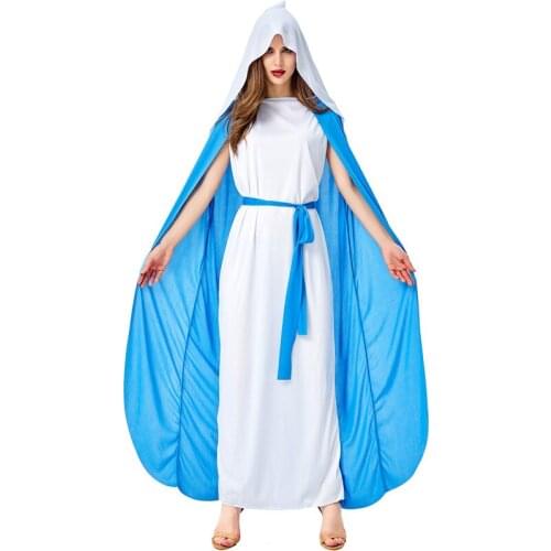 Jesus Easter Christ Missionary Praises Poetry Class Costumes Cosplay Nun Priest Christian Dress For Halloween Party