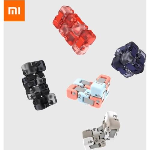 Xiaomi Mitu Cube Spinner 5 Color Finger Bricks Intelligence Toys Smart Finger Toys Anti-anxiety Decompression Toy Adults Kids