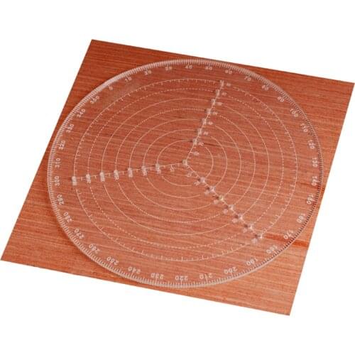 Marking Center Finder Tool Woodworking Compass for Woodturners Bowls Lathe Clear Drawing Circles Acrylic 20/30cm