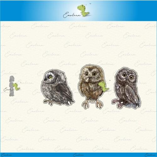 Owl Trio metal cutting dies 2021 new diy molds Scrapbooking Paper Making die cuts crafts