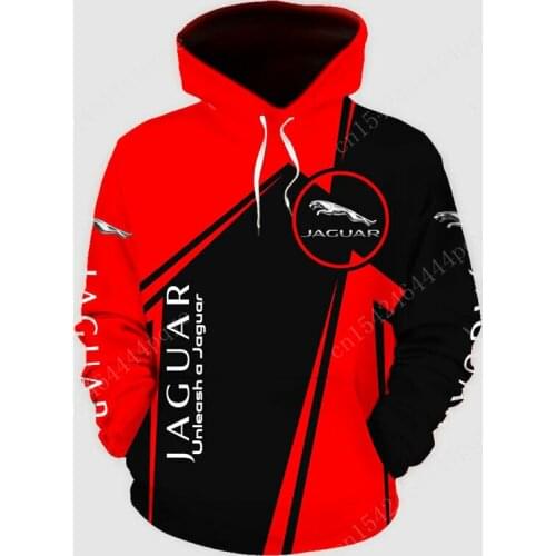 Jaguar New Mens Oversized Hoodie 3D Hip Hop Streetwear Pullover Harajuku Mens Clothes Hoodie Anime Haikyuu Hooded Sweatshirt