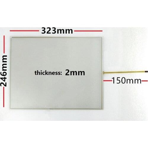 New 15-inch 4-wire resistive touch screen is suitable for K600POS computer LCD industrial control equipment external screen 324