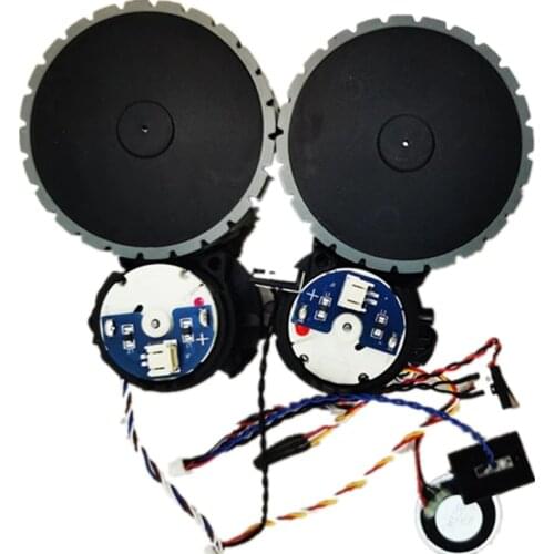 1 set (L+R) original new vacuum cleaner wheels for Ecovacs Deebot Ozmo 930 Robot Vacuum Cleaner Parts WHEEL ASSEMBLY Engine
