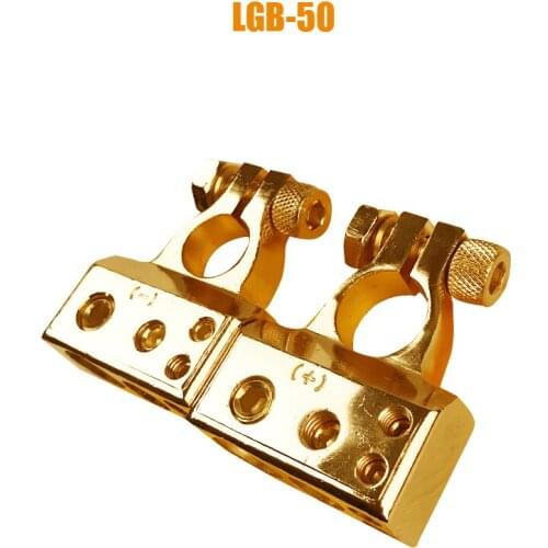 A pair Thickening Pure Copper Car Battery Pole Clamp Automobile Battery Storage Pile Head Connector Clip