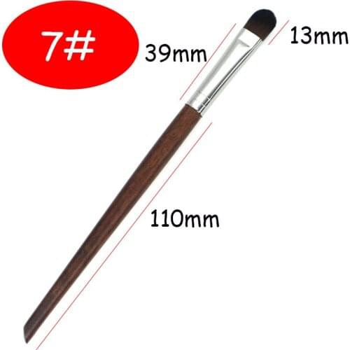 Professional Large Eye Shader Brush #7 Wood Handle Eyeshadow Brush Flat Concealer Makeup Brush