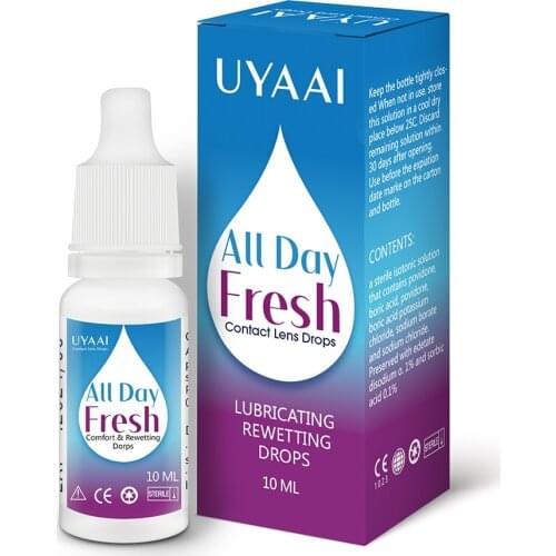 Contact Lens Solution Liquid Nursing for Eyes Pupil Cleaning Health Care 10ml Eye Drops Bio-essence