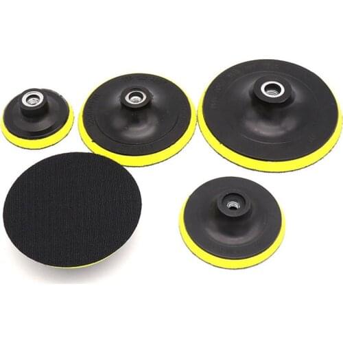 3-6inch Headlights Self-adhesive Sticky Plastic Polishing Pad Sandpaper Sucker Electric Grinder Car Body Polish Refurbish Tools