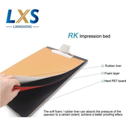 UK RK Drawdown Plate/ KHC Small impression bed/ Stamping bed