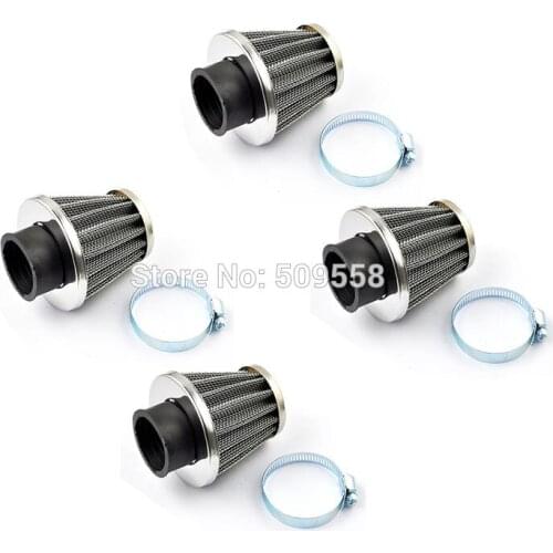 LOPOR Universal Motorcycle Air Filter with Clamp Off Road Dirt Pocket Bike ATV Go Kart Quad 50cc 70 90 110cc 125cc Dio 50