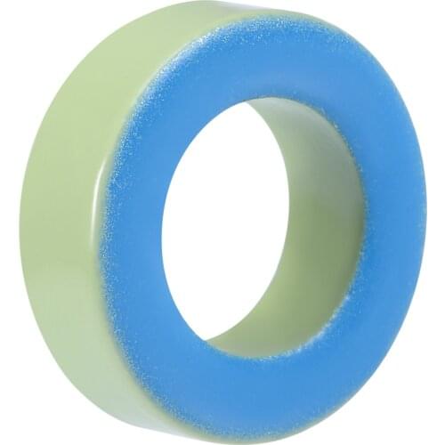 Uxcell 12.2 x 20.5 x 6.5mm Ferrite Ring Iron Powder Toroid Cores Light Green Blue