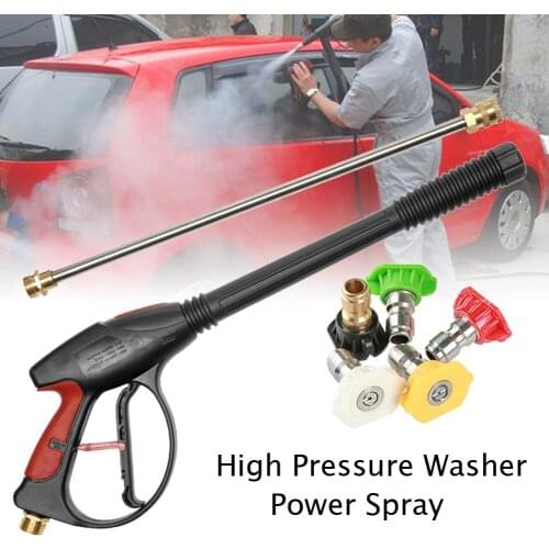 High Pressure Washer Power Spray 4000Psi With5 Quick Connect Nozzles 19 Inch Extension Replacement Wand Lance Car For Honda