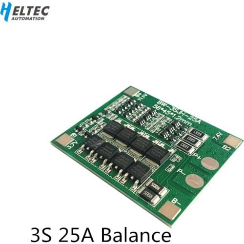 Wholesale 3S 25A BMS 12V Lithium Battery Protection Board electric tools sprayer balanced circuit For Ternary