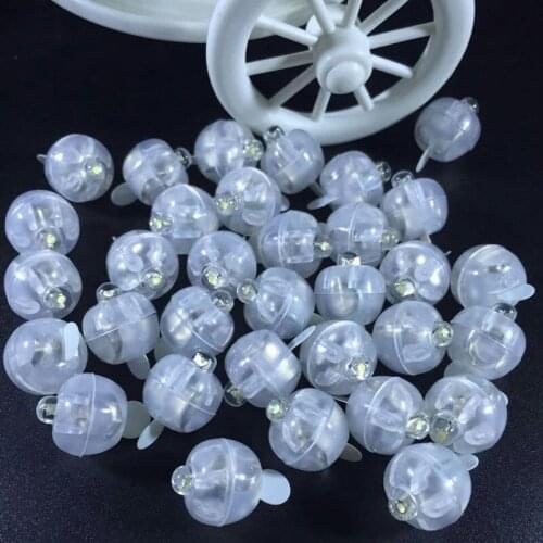3000 Pcs/ Lot Round Shape RGB Mini Led Flashing Ball Lamps White Balloon Lights for Christmas Party Wedding Decoration