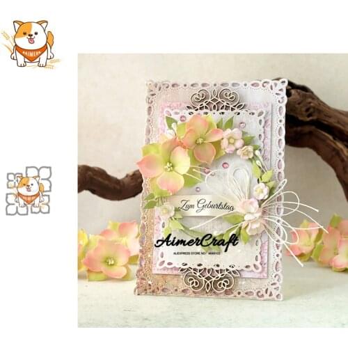 4PCS Flower Series Metal Cutting Dies Scrapbooking Stencil Decorative Craft Embossing Die Cuts Card Making New Dies For 2019