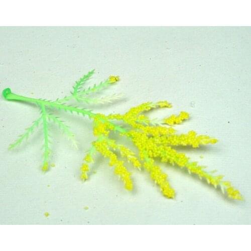 500pcs 11cm White/Yellow Foam Artificial Water Weed Grass For Craft Flower Arranging Wedding Home Office Decoration