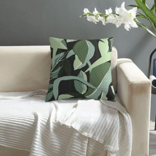 Tropical Forest Seamless Pattern pillowcase printed cushion cover sofa waist pillow pillow cover